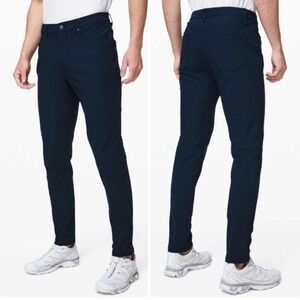 Lululemon‎ ABC Pant Slim 30" Warpstreme 36 Classic Navy Blue 36